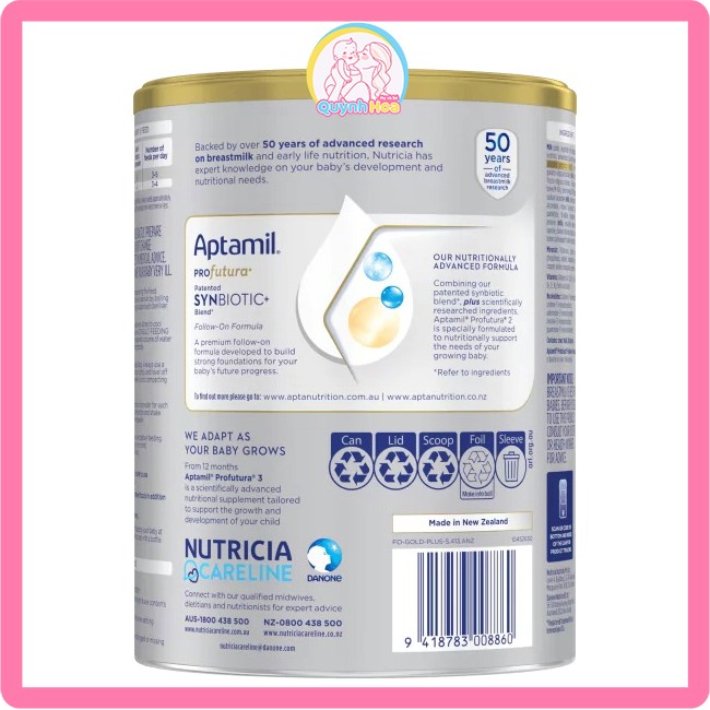 Sữa Aptamil Profutura Úc số 2, 900g [DATE 02/2025] thumb 1