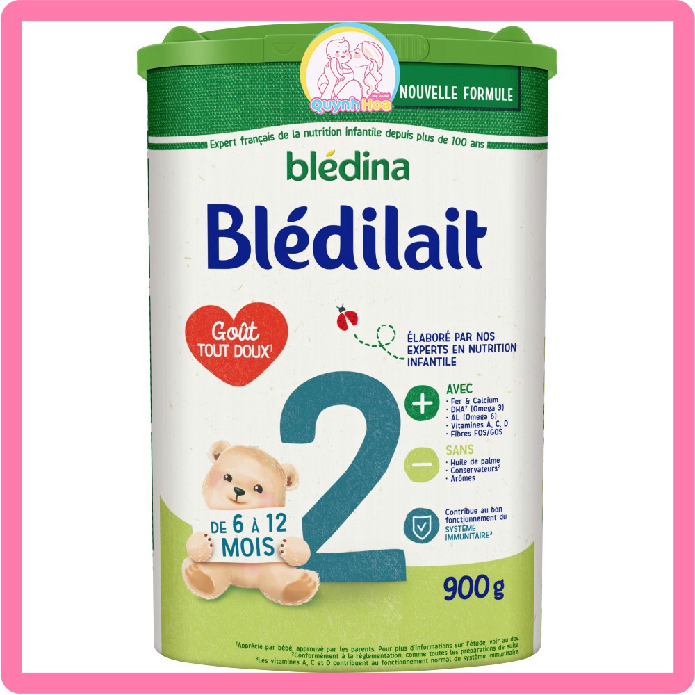 Sữa Bledina Bledilait, 900g - SỐ 2 [DATE 02/2025]