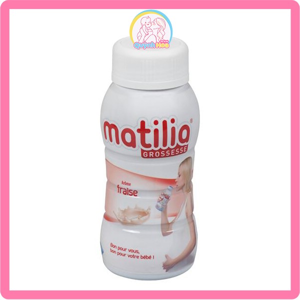 Sữa bầu Matilia vị dâu, 200ml [DATE 10/2024]